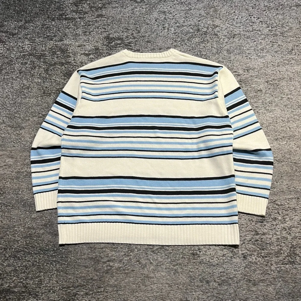 Vintage Southpole Sweater Crewneck Mens XXL White Blue Hip-Hop Y2K 2000s‎